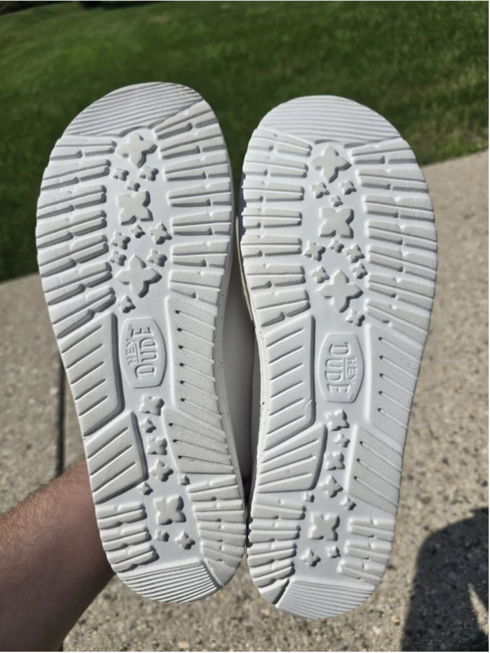 Hey Dude USA Flag Patriotic Slip On Shoes Woman's 11W Wide Excellent Condition